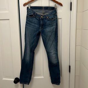 7 for all Mankind ankle skinny jeans